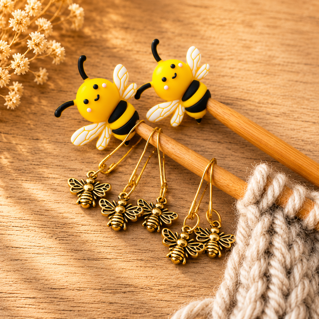3D Bee Stitch Stoppers