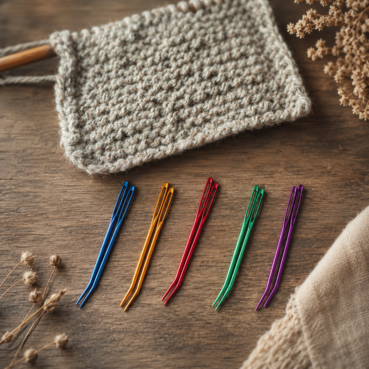 Bent Tip Darning Needles