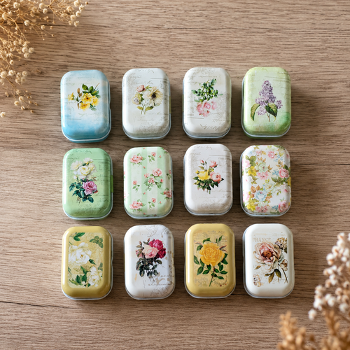 100 Removable Stitch Markers in a Tin