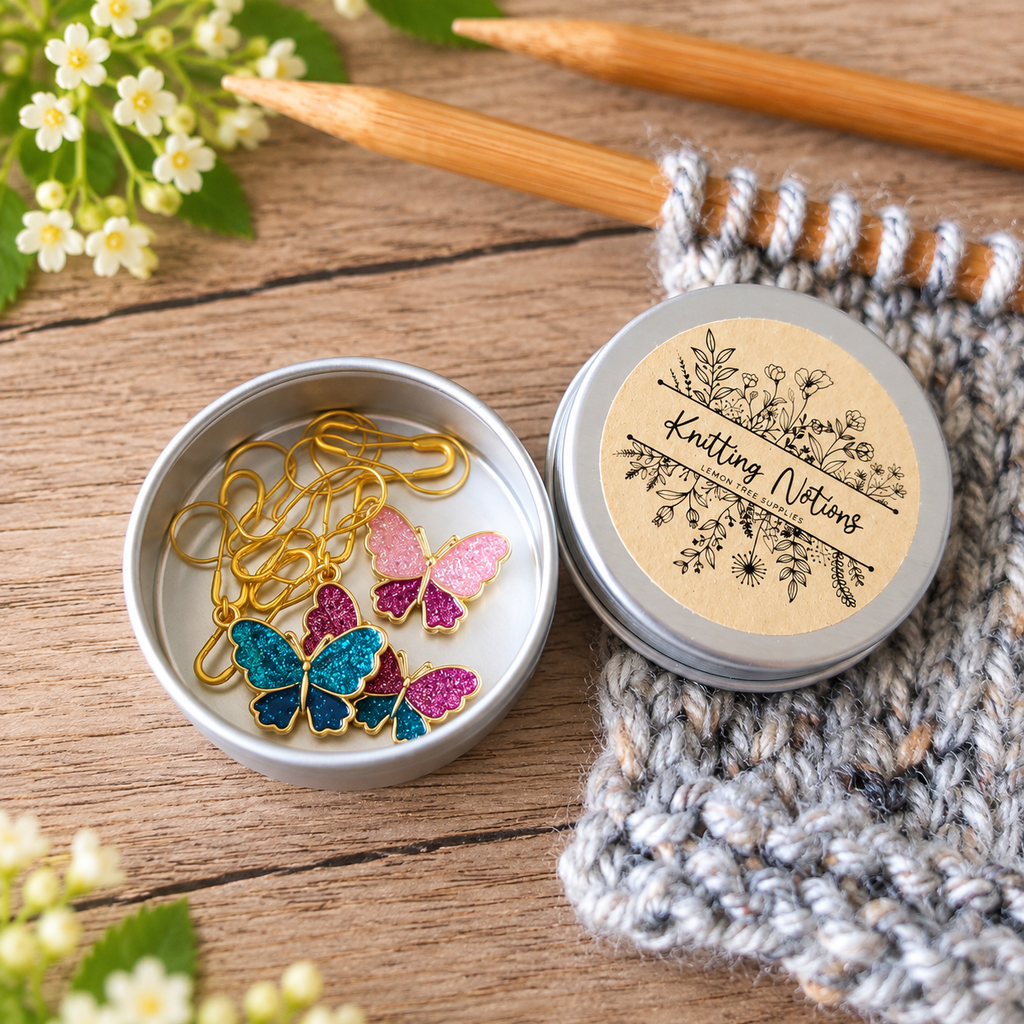 Butterfly Trio Stitch Markers