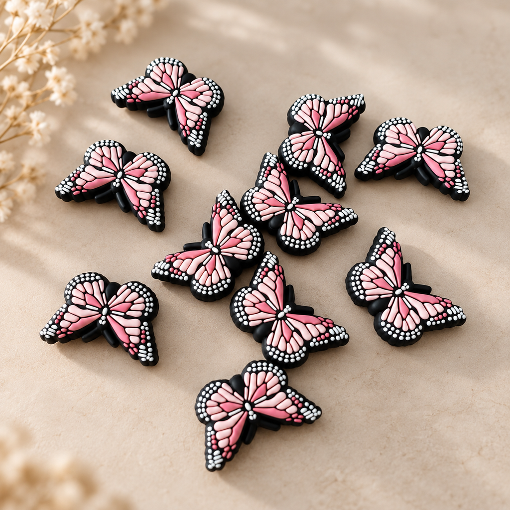 Pink Butterfly Stitch Stoppers