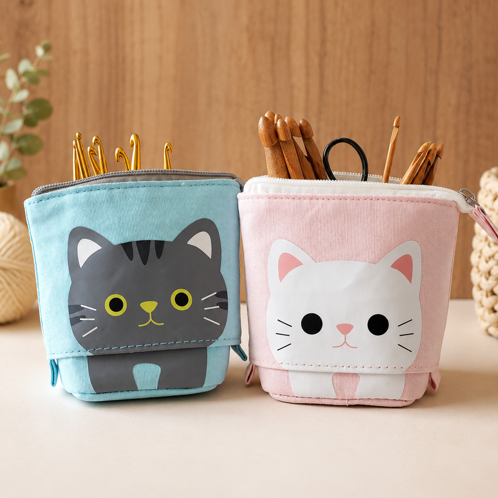 Kitty Crochet Hook Case