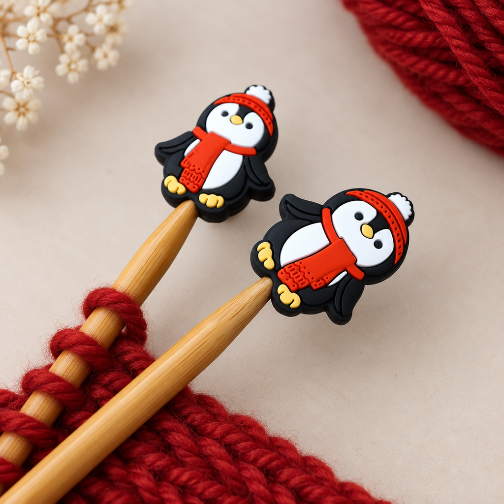 Christmas Penguin Stitch Stoppers