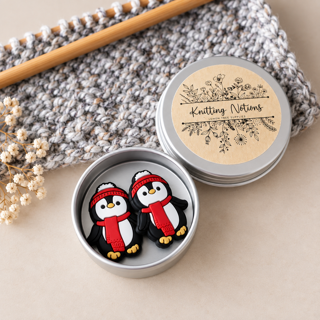 Christmas Penguin Stitch Stoppers