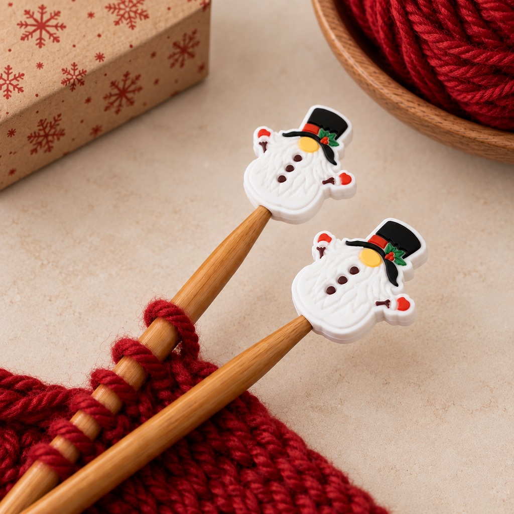 Snowman Gnome Stitch Stoppers