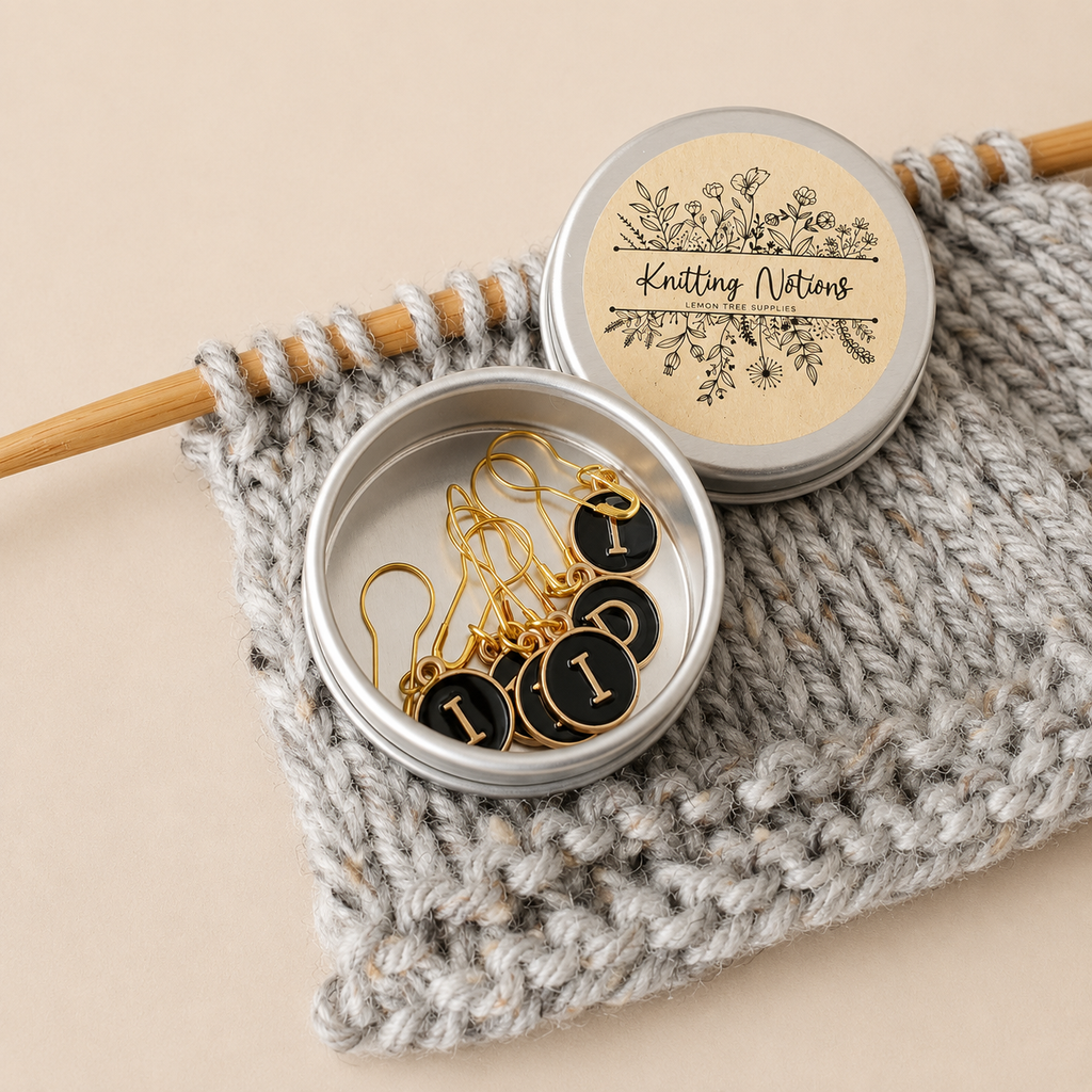 Increase and Decrease Stitch Markers for Knitting and Crochet