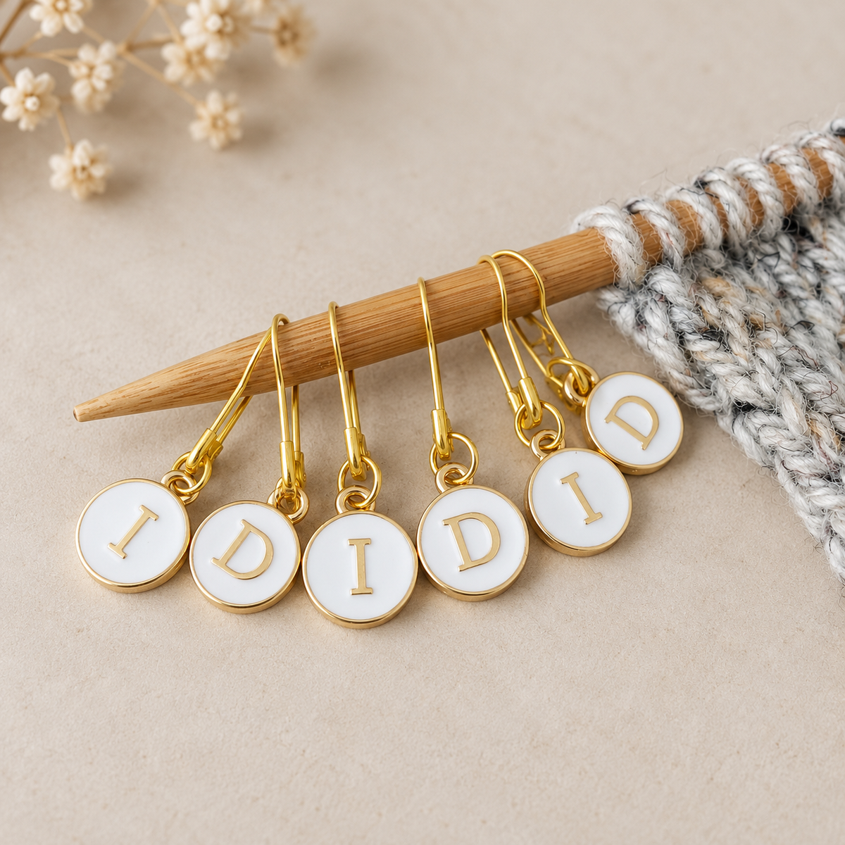 Increase and Decrease Stitch Markers for Knitting and Crochet