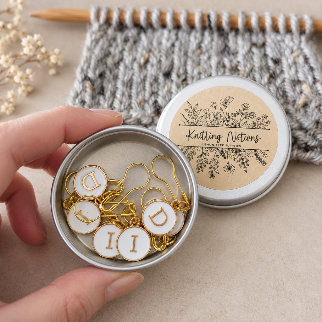 Increase and Decrease Stitch Markers for Knitting and Crochet