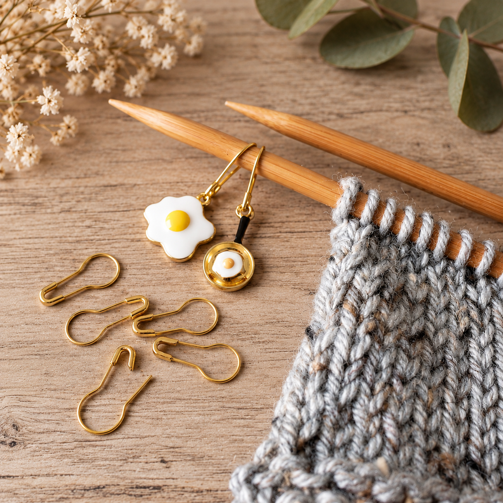 Eggs Stitch Markers for Knitting and Crochet