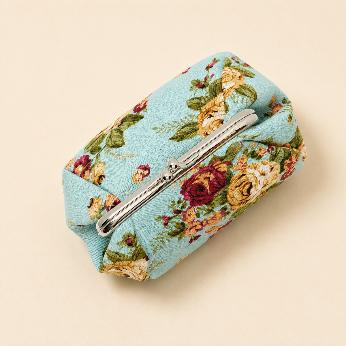 Floral Knitting/Crochet Notions Bag