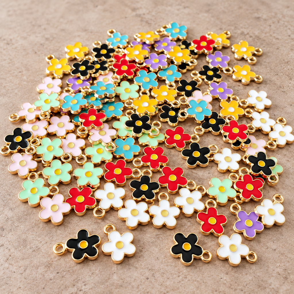 Colourful Floral Stitch Markers