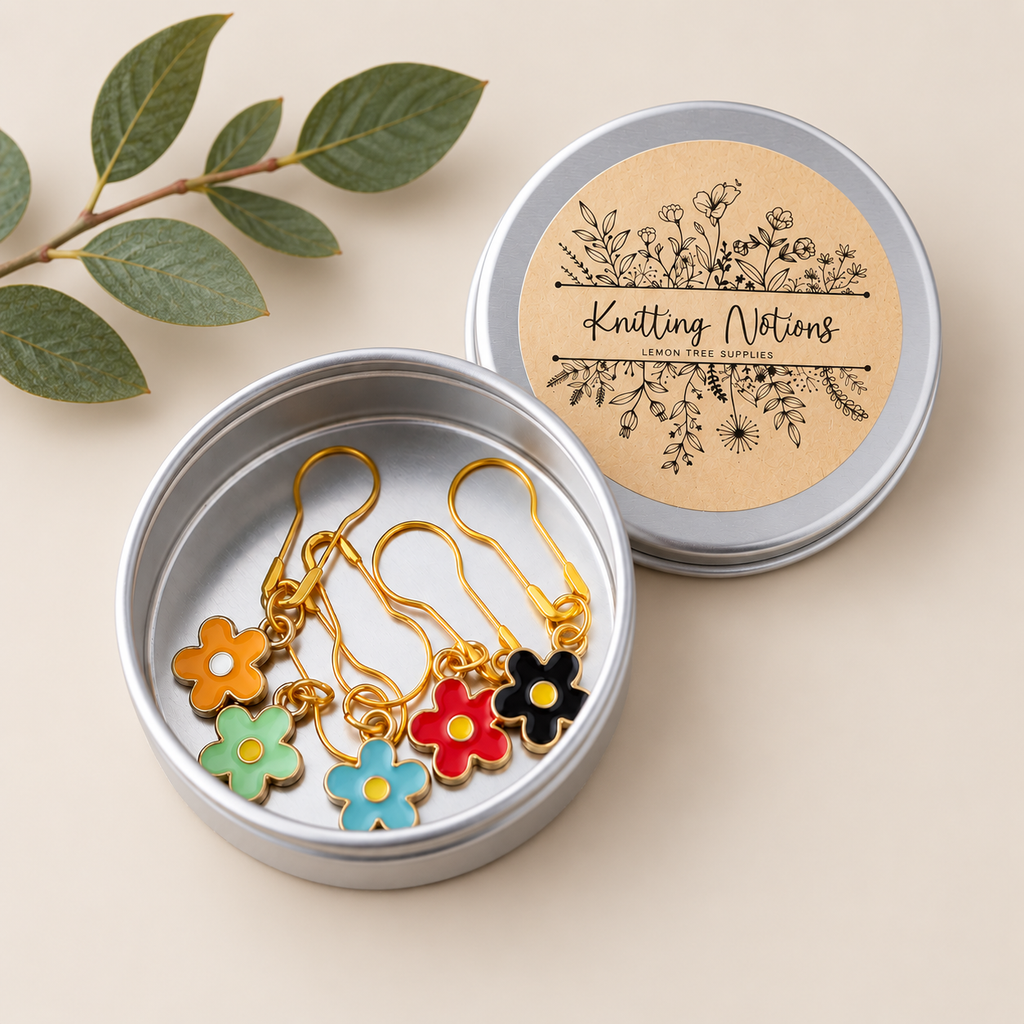 Colourful Floral Stitch Markers