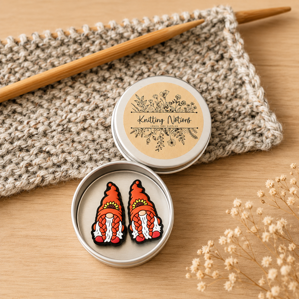 Sunflower Gnome Stitch Stoppers