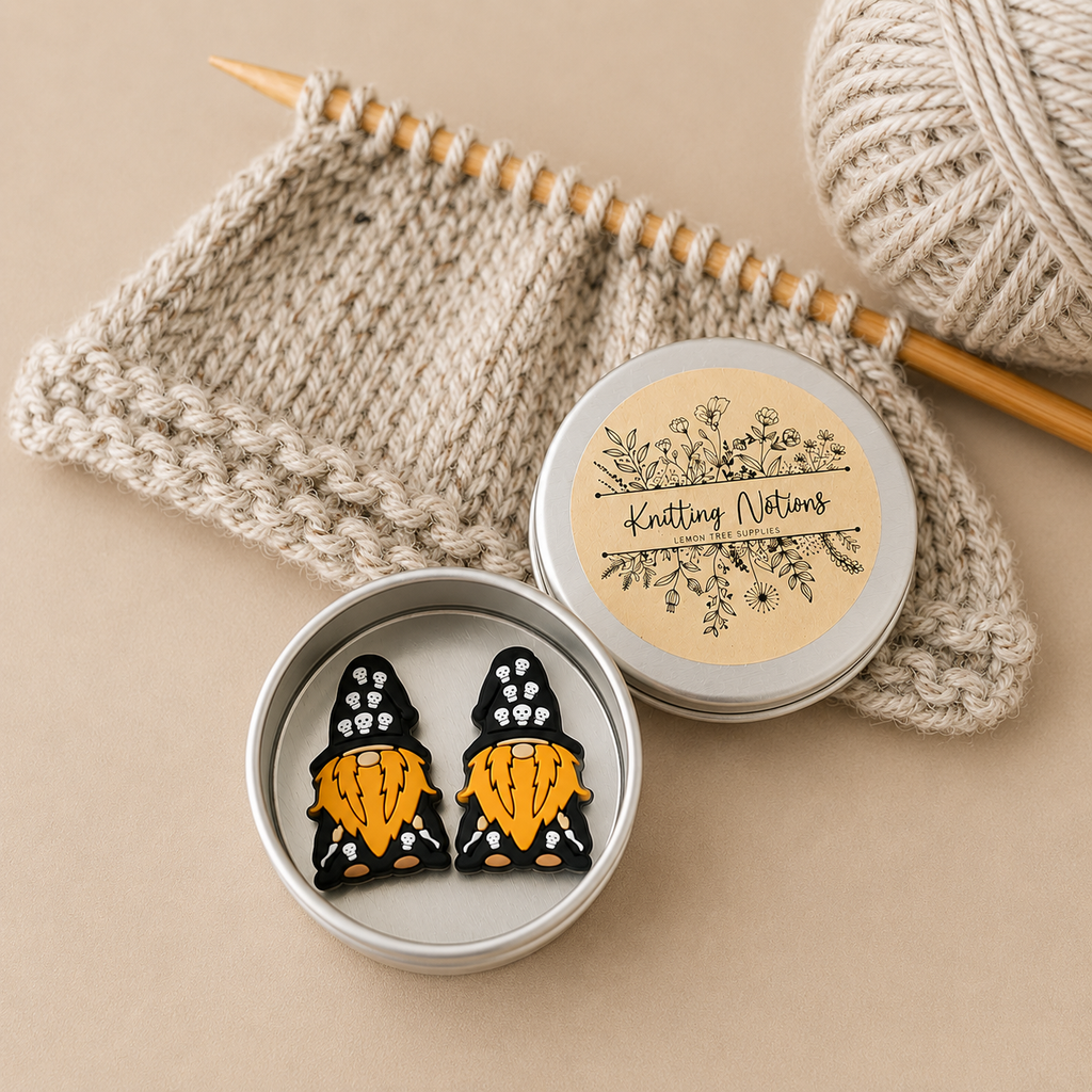Skull Gnome Stitch Stoppers