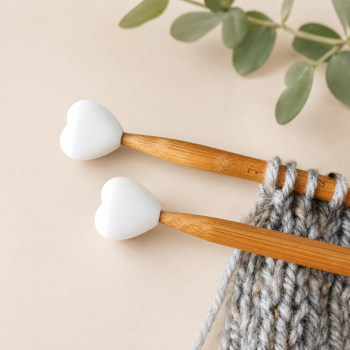 White Heart Stitch Stoppers