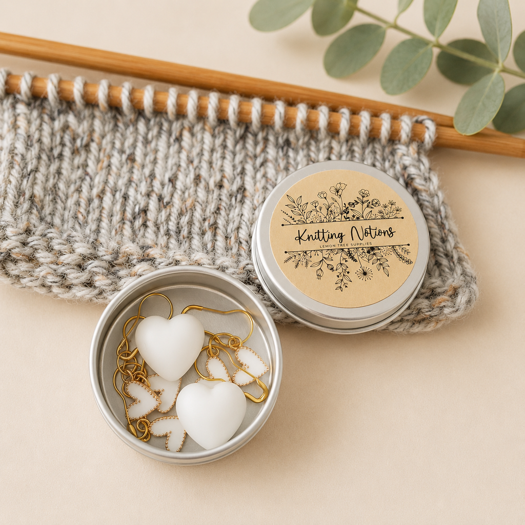 White Heart Stitch Stoppers