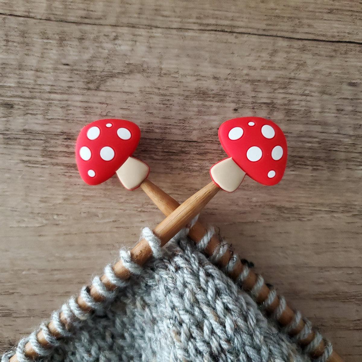 Mushroom Stitch Stoppers