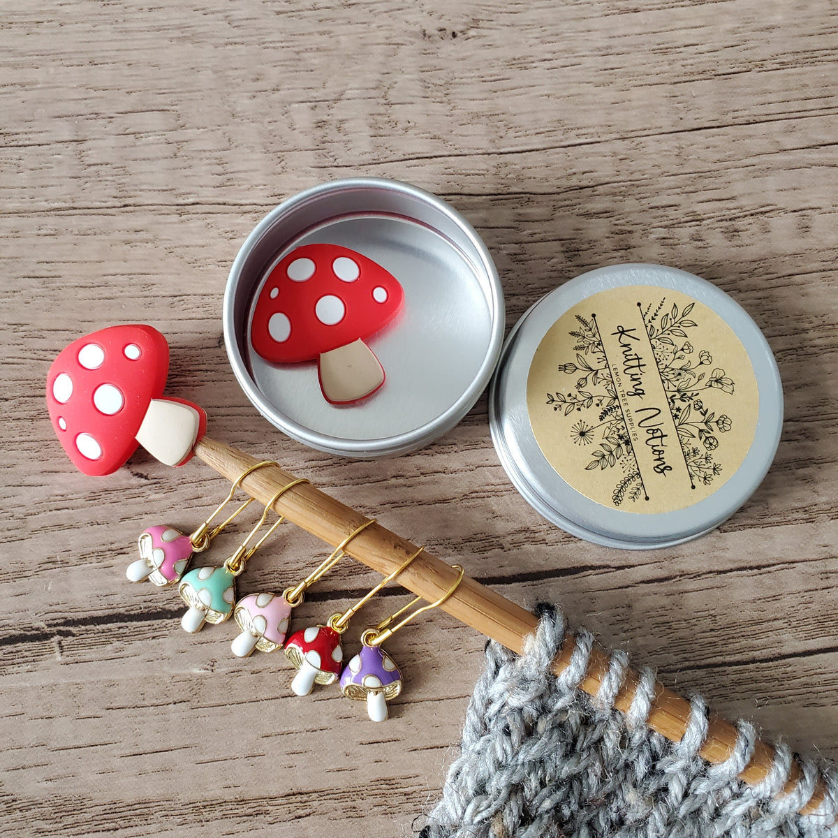 Mushroom Stitch Stoppers