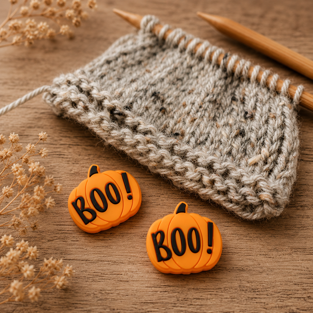 Pumpkin Boo Stitch Stoppers