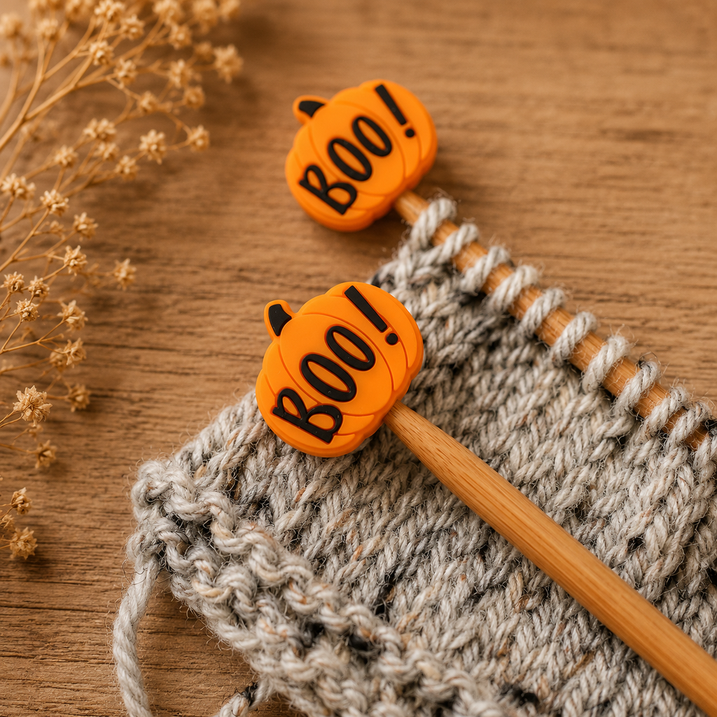 Pumpkin Boo Stitch Stoppers