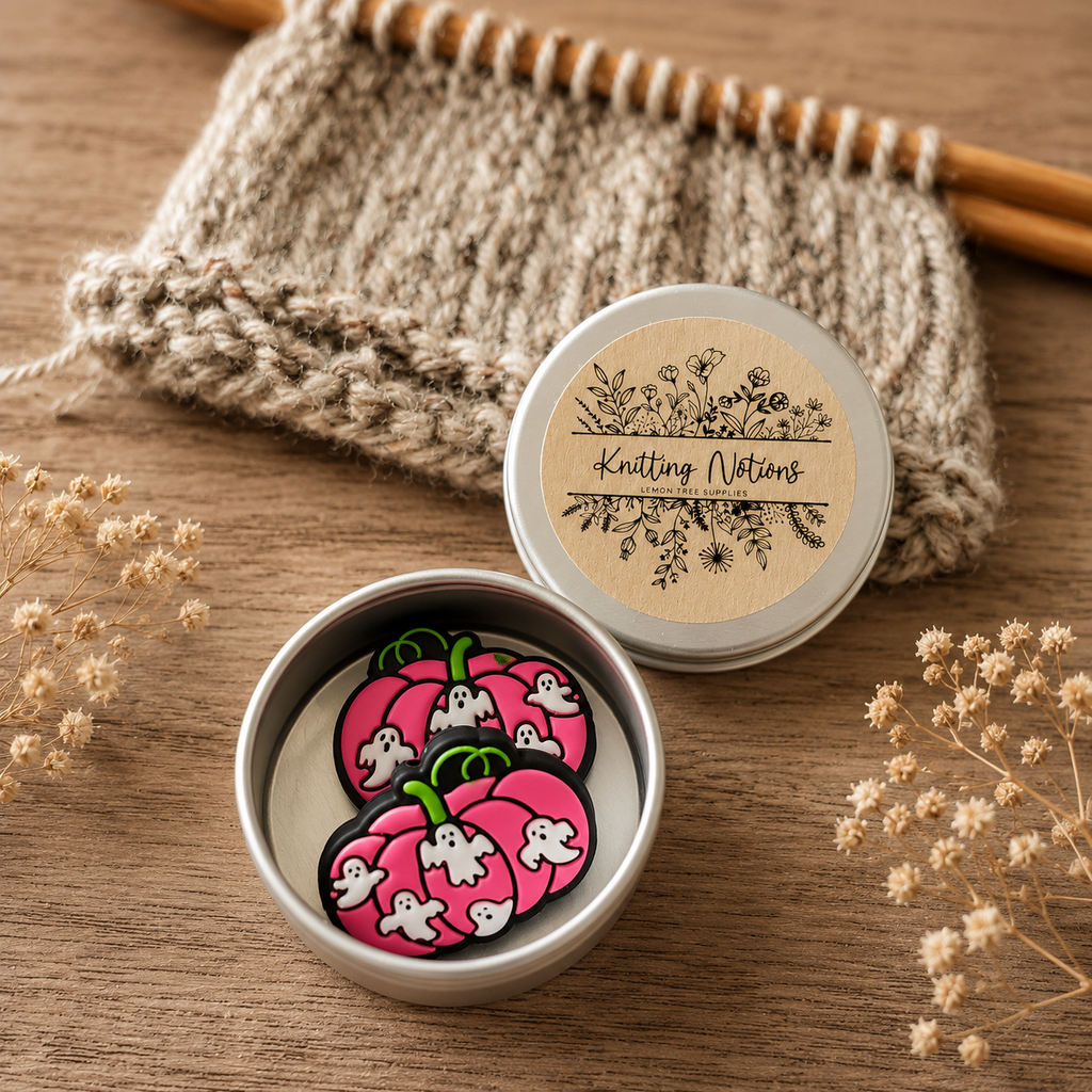 Pumpkin Ghost Stitch Stoppers