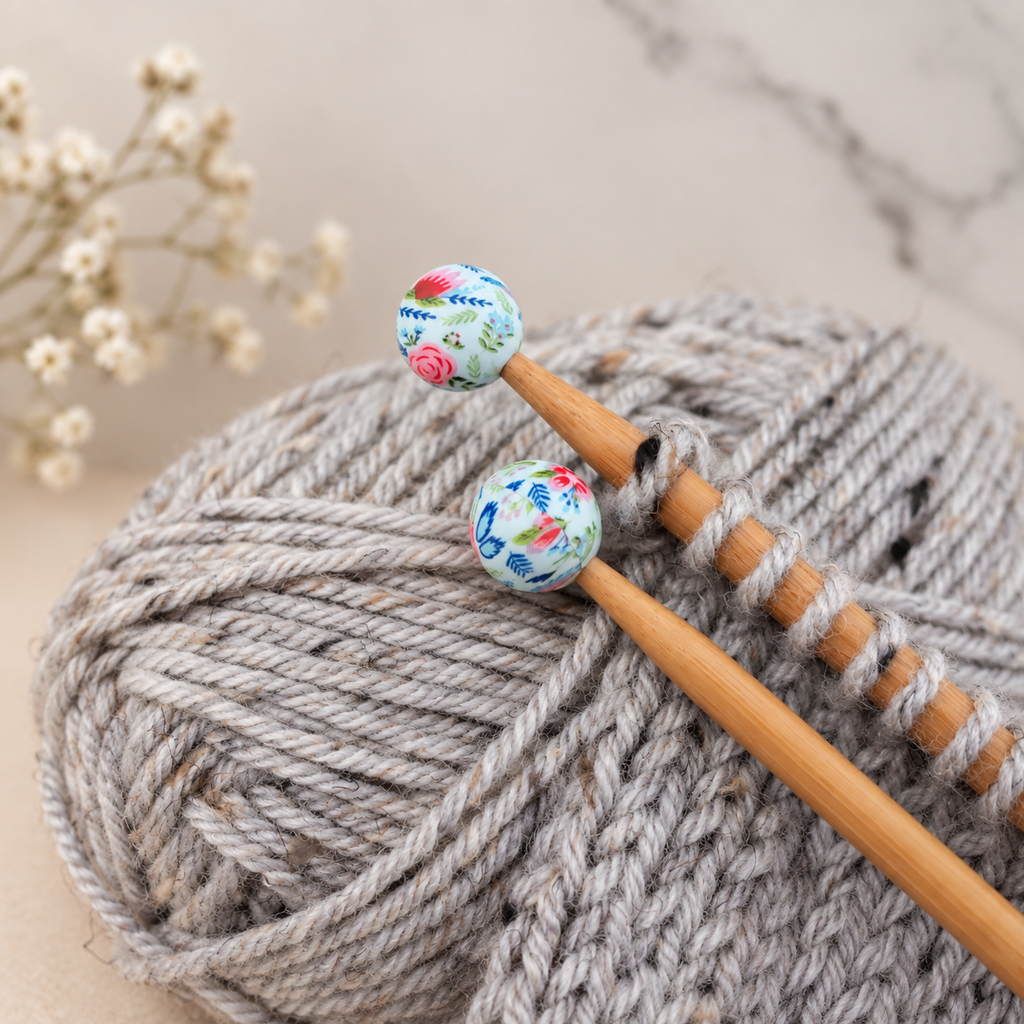 Blue Floral Stitch Stoppers