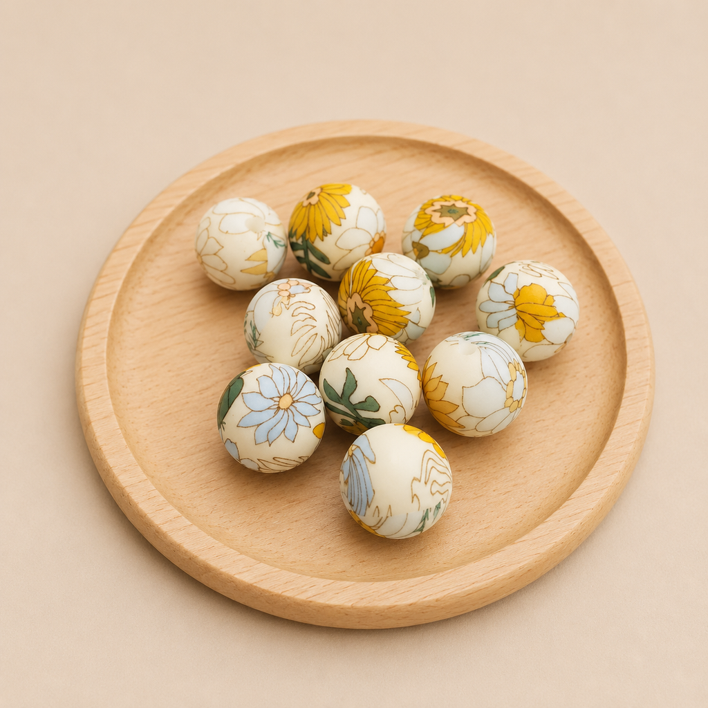 Yellow Floral Stitch Stoppers