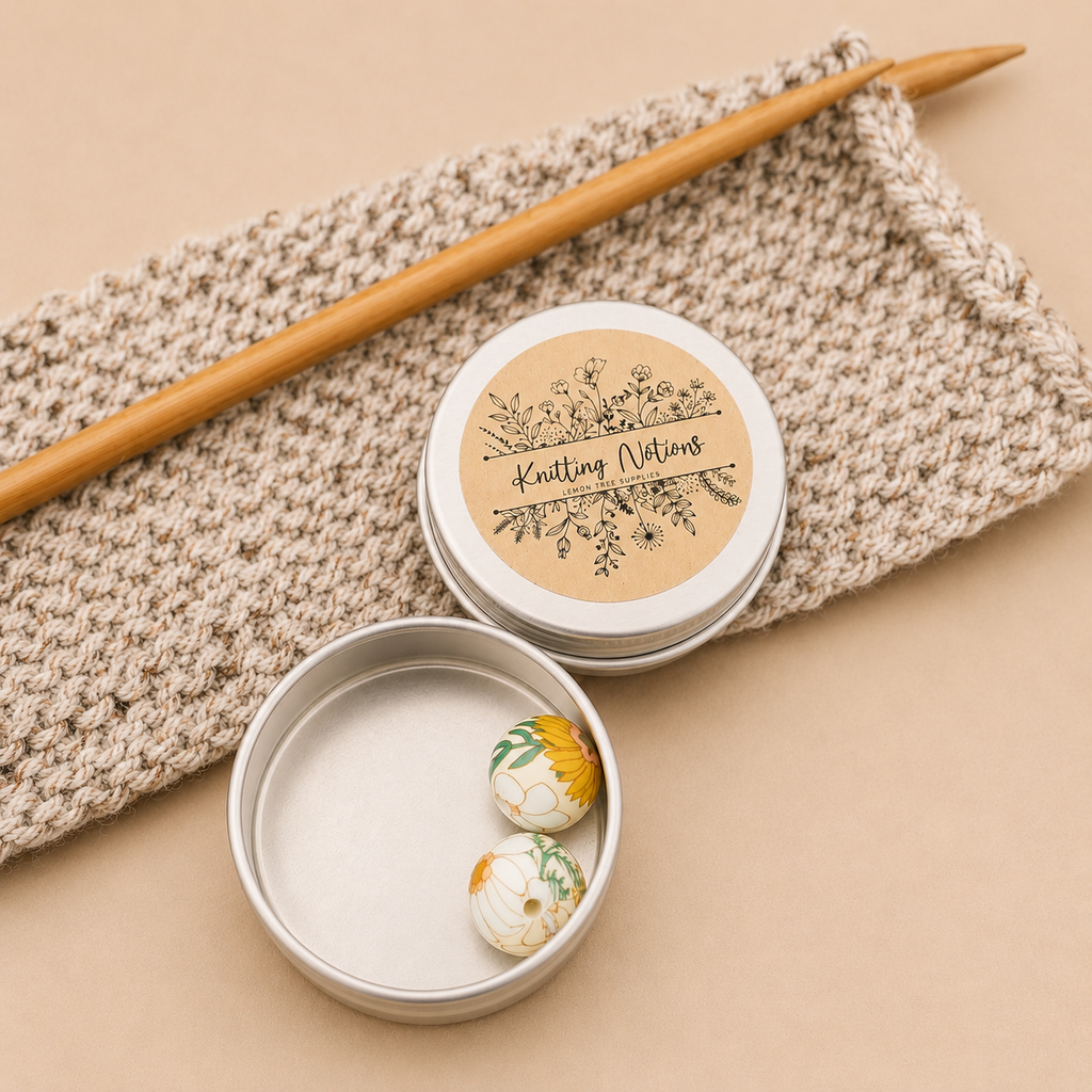 Yellow Floral Stitch Stoppers
