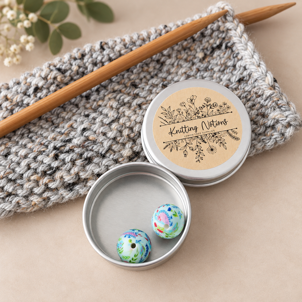 Blue Floral Stitch Stoppers