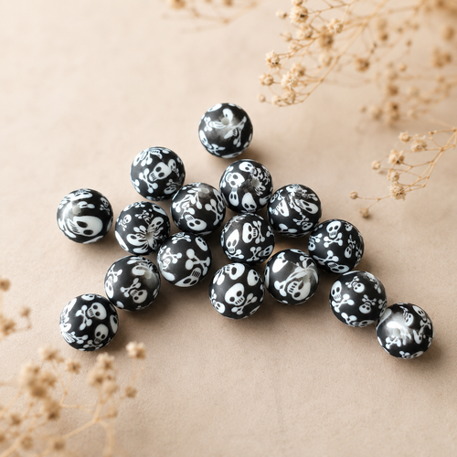 15mm Round Skeleton Stitch Stoppers