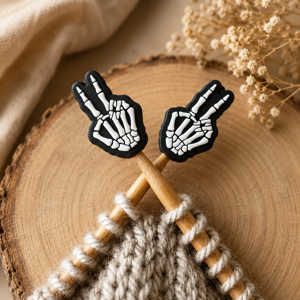 Skeleton Hand Stitch Stoppers