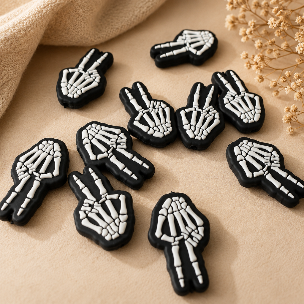 Skeleton Hand Stitch Stoppers