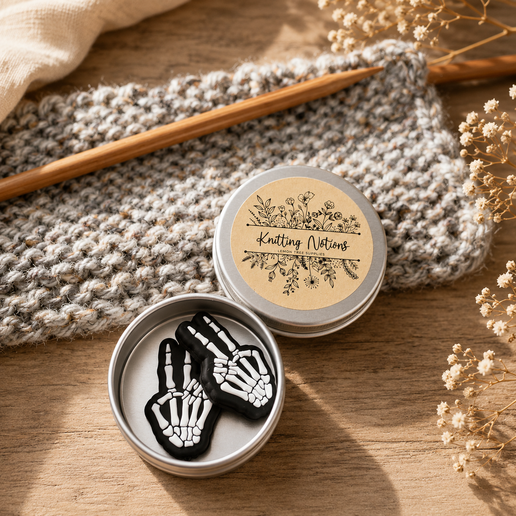 Skeleton Hand Stitch Stoppers
