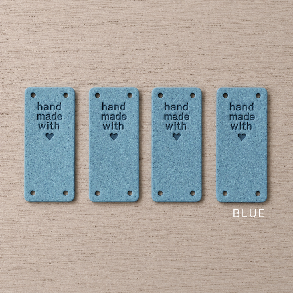 Small Heart Handmade with Love Tags