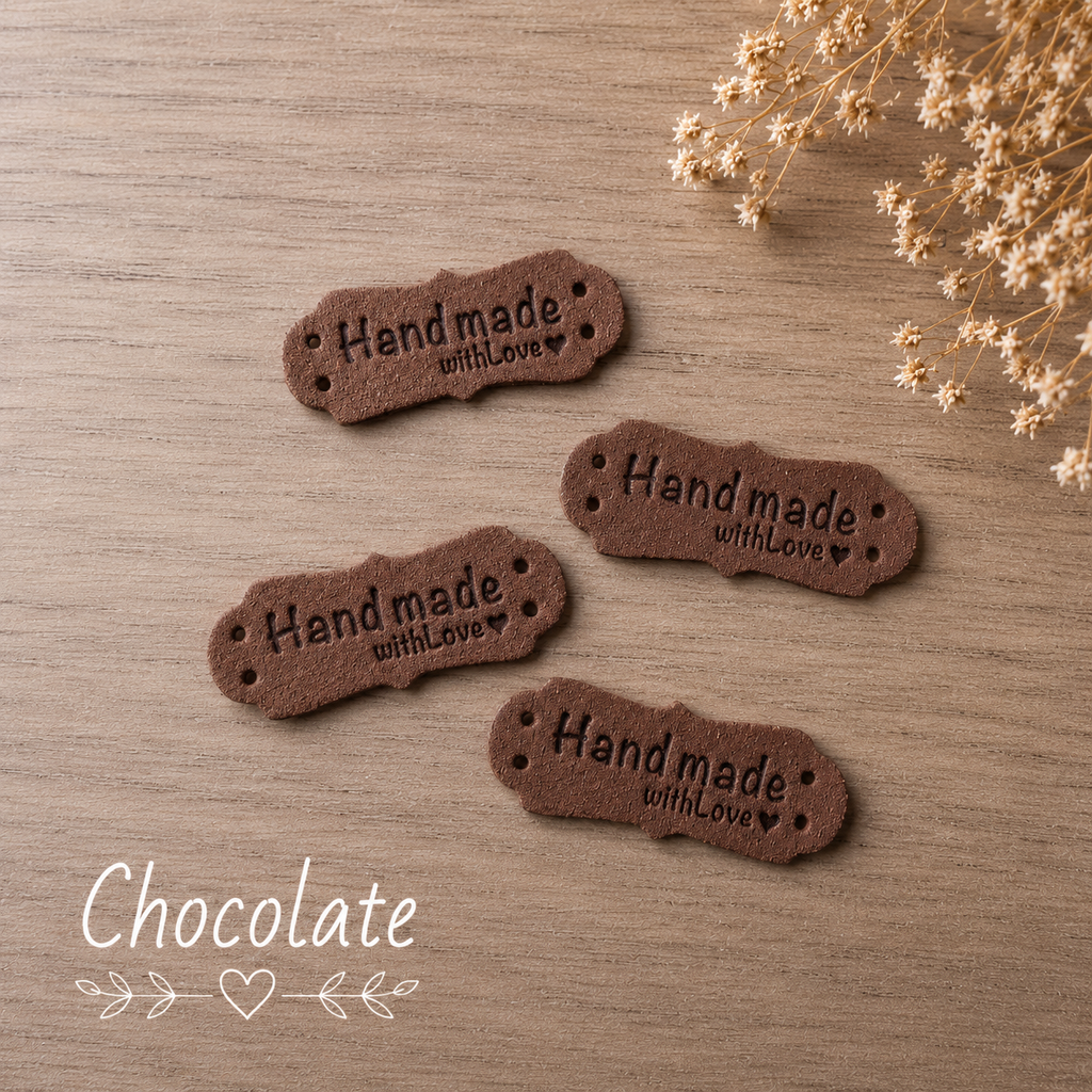 Wavy Frame Handmade with Love Tags