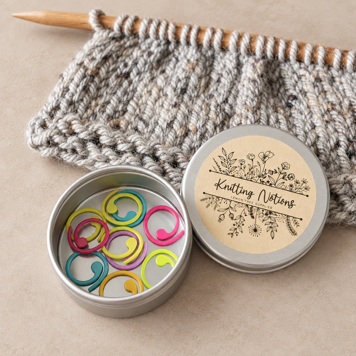 Spiral Knitting Stitch Markers