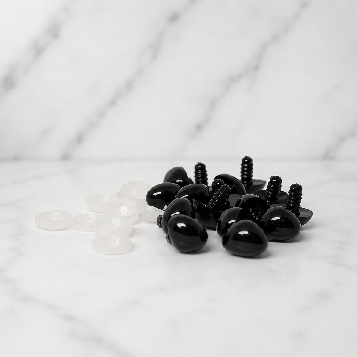 Black Safety Noses - Triangular