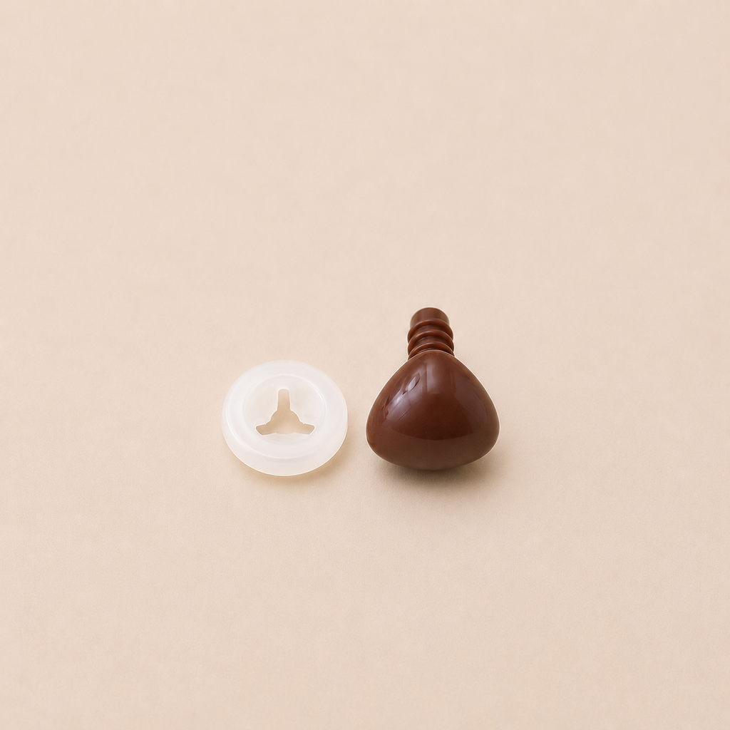 Brown Safety Noses - Triangular