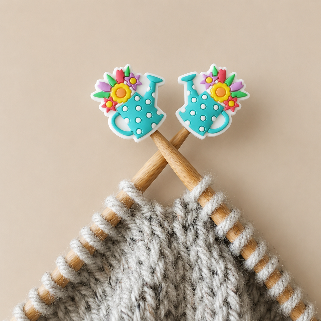 Floral Watering Can Stitch Stoppers